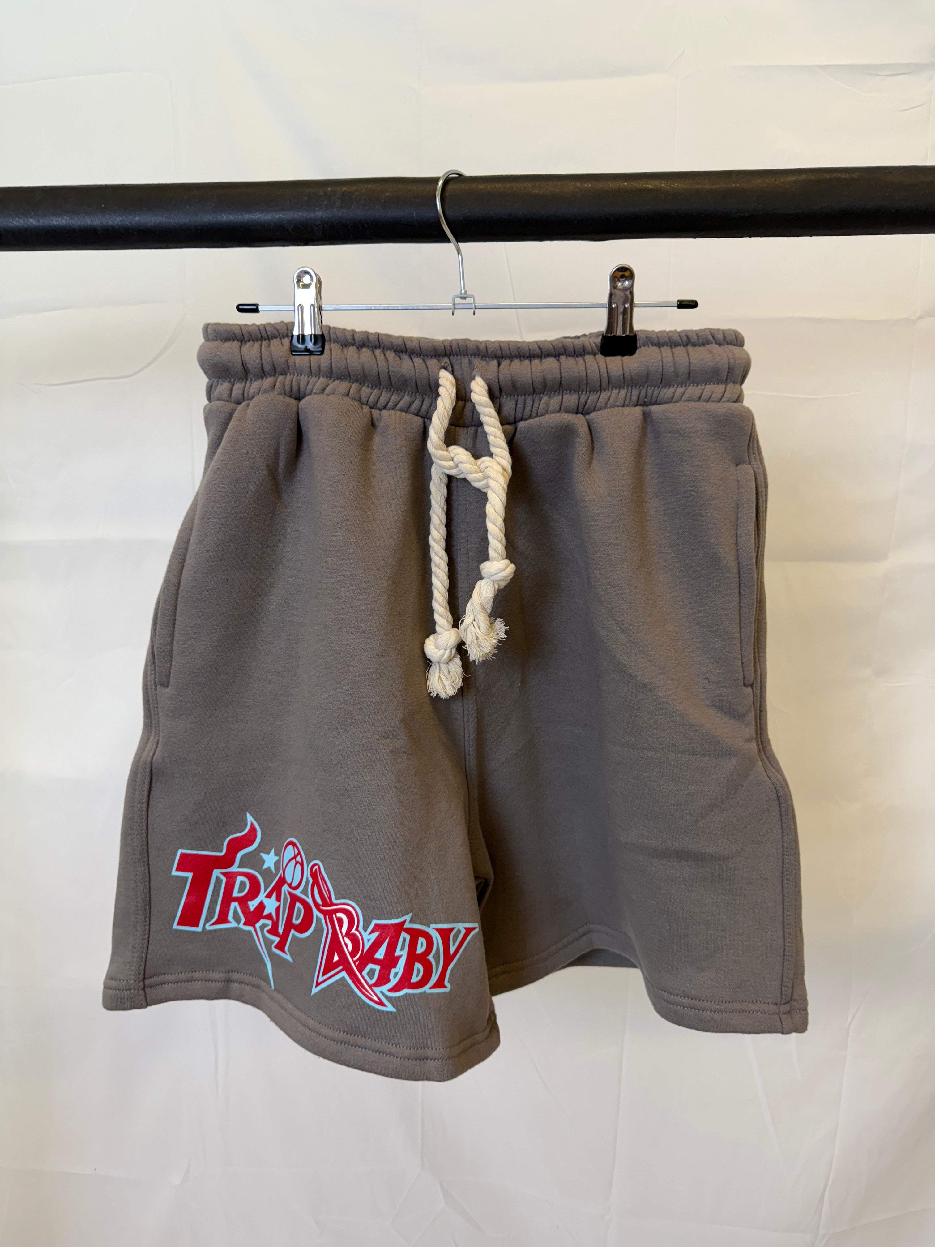 Kurzer Jogger-set „grau“